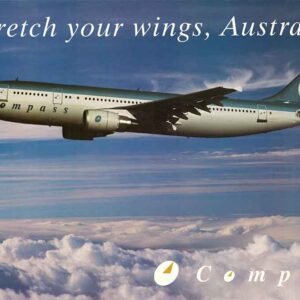 Compass Airlines Rare Poster