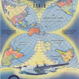QANTAS Poster - 4 Quarters of the Earth