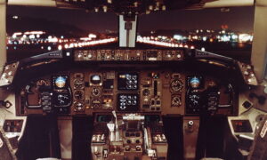 767 CRT Cockpit